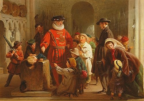 Affiche Impression George Bernard Tableau Enfants dans la Tour de Londres Image Sur Toile