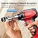 Xanadued Quick Change Chisel Retainer for Air Hammer Socket Adapter, Air Hammer Quick Change for Most Air Shovels
