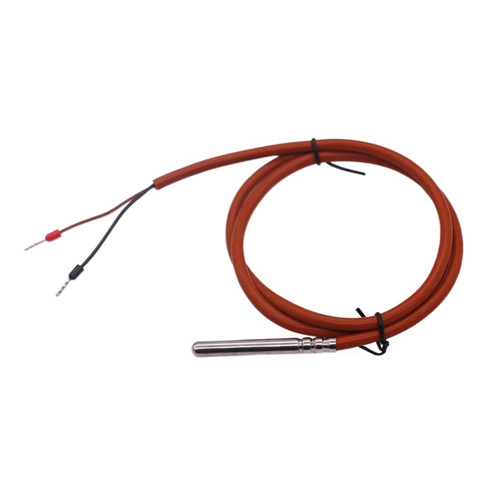 10pcs 2 Wire 6*50mm Type PT100 Thermocouple Waterproof Temperature Probe High Sensor With Silicon Cable(With 4m cable)