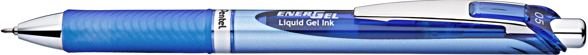 Pentel EnerGel BLN75-C Xm Rollers Gel Rétractable Pointe 0,5 mm Bleu Lot de 12