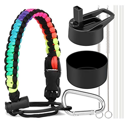 JOL Straw Lid and Silicone Boot for Hydro Flask Wide Mouth Water Bottle