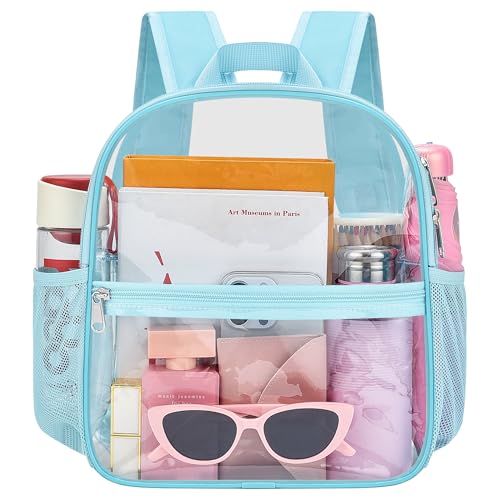 Image of Oraben Clear Backpack for Stadium Events Stadium Backpack Waterproof 12x6x12 Clear Bag for Adult Concert Sport Work