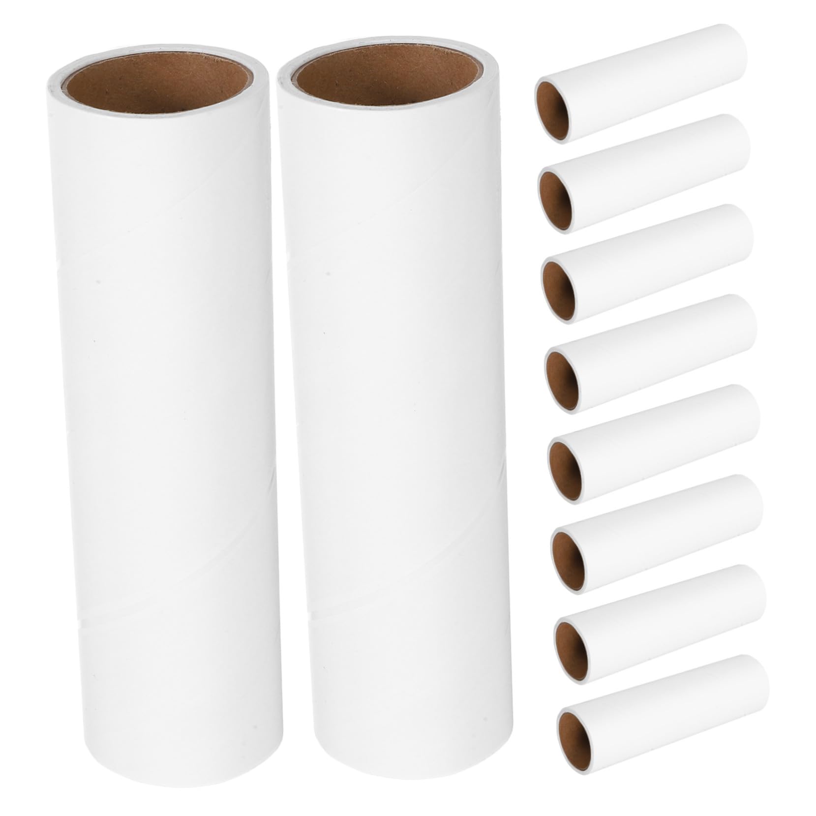 10rollen Fusselrolle für Tierhaare Kleberolle Fusselentferner für Kleidung Fusselrolle für Betten Wiederverwendbare Fusselrollen Fussel für Polstermöbel Papierhandtuchspenderrolle