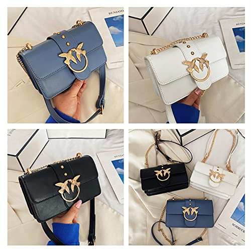 Golden Double Swallow Handbag Crossbody Bag PU Environmental Protection Leather New Lucky Design4