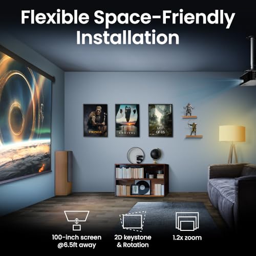 Image of BenQ TK700ST 4K HDR Short Throw Video and Gaming Projector 3000 Lumens | 3000 Lumens, 16ms Input Lag, HDR10 /HLG, Console Gaming, Short Throw, 3 year warranty