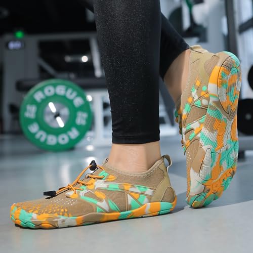 Image of Hike Barefoot Shoes for Women Men Breathable & Non-Slip Athletic Footwear Wide Toe Water Shoes,Designed for Walking,Running&Swimming