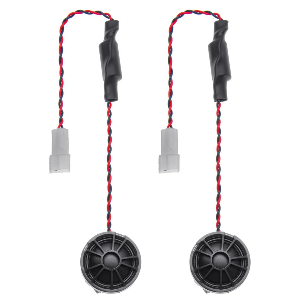 Option Système de haut-parleur avant compatible avec Opel Corsa E - Système 100 % Plug & Play - Système à 2 voies - 100 W RMS, efficacité 91 dB - Parfaitement adapté à Opel Corsa E