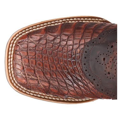 Image of Dan Post Boots Mens Egan Embroidered Pull On Square Toe Dress Boots Mid Calf - Black, Brown