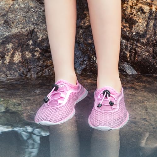 Image of DOUSSPRT Water Shoes for Kids Boys Girls Quick Dry Beach Sports Swim Pool Aqua Shoes for Toddler /Little Kid /Big Kid