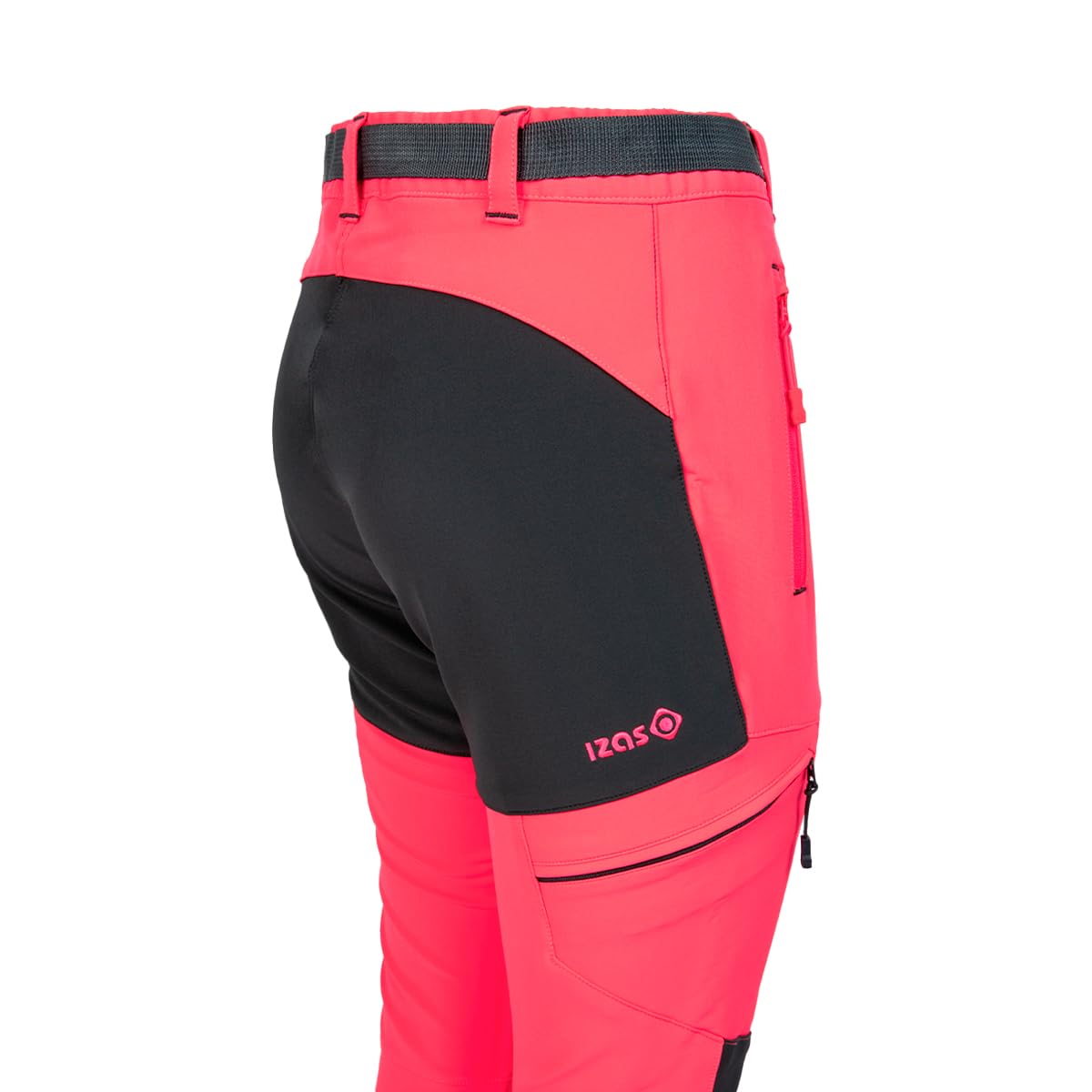 Izas - Pantalón de Senderismo para Mujer - Pantalón Trekking de Invierno - Impermeable y con Bolsillos de Cremallera - Bajo Ajustable Protege del Frío - Secado Rápido - Baltic FW