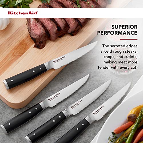 Kitchenaid KO4PSKSOHOBA Gourmet 4 Piece Forged Triple Rivet Steak Knife Set thumb #3