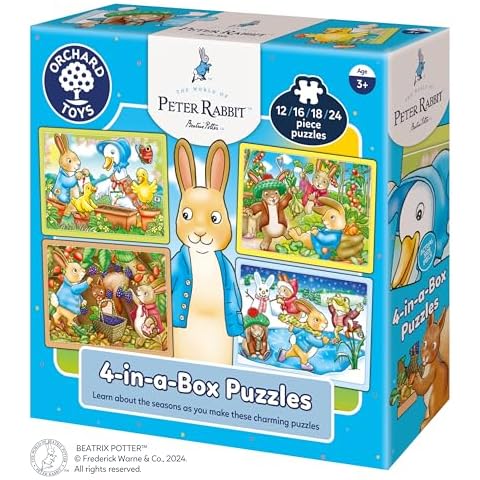 Orchard Toys Peter Rabbit 4-in-a-Box Puzzles Cover