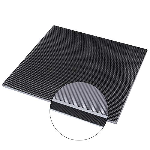 Druckerteile 3D-Drucker-Plattform Heizbett Build Surface Glasplatte 220x220mm für MK2 MK3 3D-Drucker-Heizbett Ersetzen Sie 3D-Aufkleber-Reparaturteile (Größe: 310X310X4MM Glas)