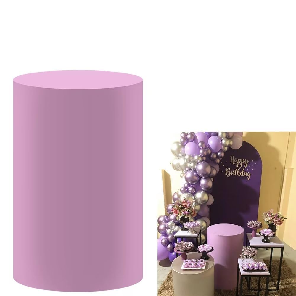 FiVan Baustellen-Sockelabdeckung – Ziegelmuster Mit Warnband, Stretch-Spandex, 36 Cm X 75 Cm – Perfekt Für Bau-Partys & Dekoration