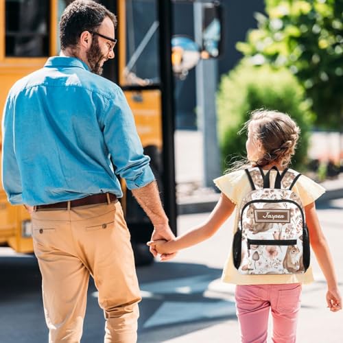 CHIFIGNO Sac à dos personnalisé pour enfants, petit sac à dos pour enfants, cartable pour garçons et filles, nom personnalisé – vue 6