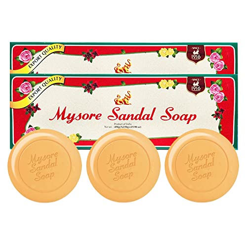 Image of Mysore Sandalwood Soap 150g Double Size (Pack of 6)