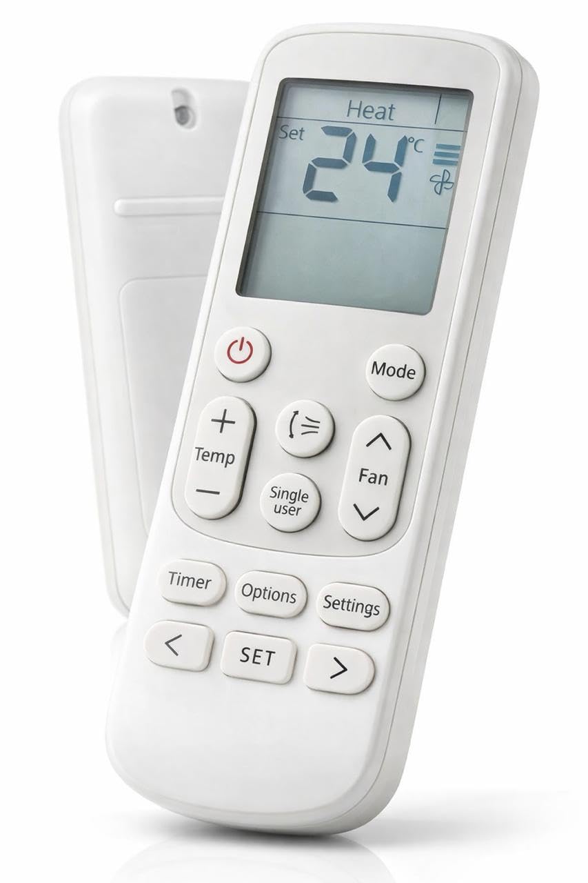 Remote Compatible for Samsung Split Inverter AC Remote Control | No Setup Required | Suitable for 1, 1.5 & 2 Ton AC Models (AC-144)(Single User)