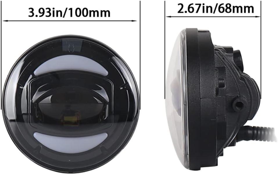 Mincar 4 Inch Truck Front Fog Lamp 30W Replaces Fog Lights Led Headlights for Volvo VNM 2018-04 VHD VNL 2Pcs