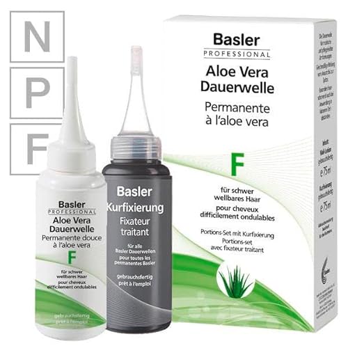 basler Aloe Vera Dauerwelle Set F, für schwer wellbares Haar