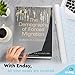 Contact Paper Clear, 13.5” x 5-Feet, Transparent Self Adhesive Book and Textbook Covers for Paperbacks and Hard Covers, Plastic Protective Covering Contact Paper Roll, Acid Free – by Enday