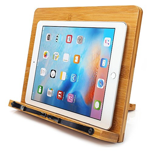 Bamboo Book stand, bello regolabile Book Holder