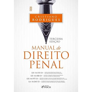Capa do livro MANUAL DE DIREITO PENAL - 3ª ED - 2022
