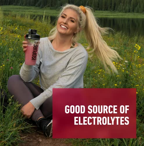 Isopure Protein Powder, Zero Carb Whey Isolate With Vitamin C & Zinc For Immune Support, 25G Protein, Keto Friendly, Strawberries & Cream, 44 Servings, 3 Pounds (Packaging May Vary) #TOP7