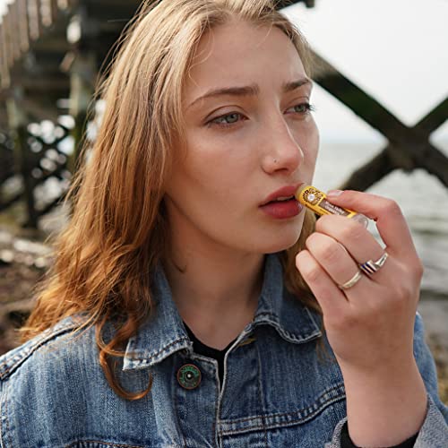 Moon Valley Organics Beeswax Lip Balm For Moisturizing Lips And Cuticles (Vanilla | Lime | Honey | Blackberry | Mint Vanilla) #TOP1