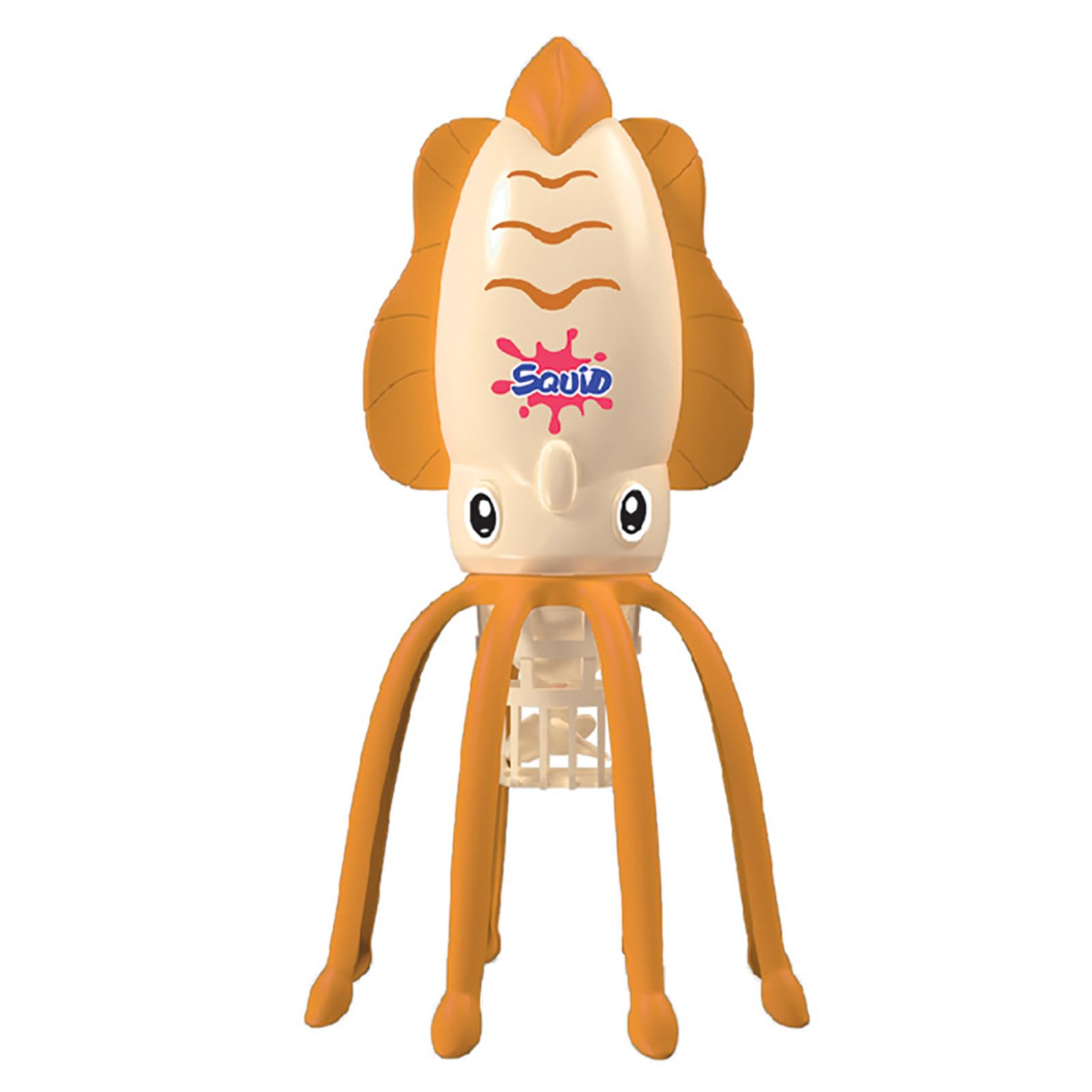 Rinnland Electric Squid Water Toy with LED Lights for Boys and Girls (Orange)