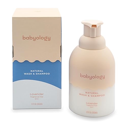 Miniatura 4 de Babyology Jabón y champú para bebés totalmente naturales, ingredientes 100% comestibles, con aceite esencial de lavanda orgánico (sin fragancia),