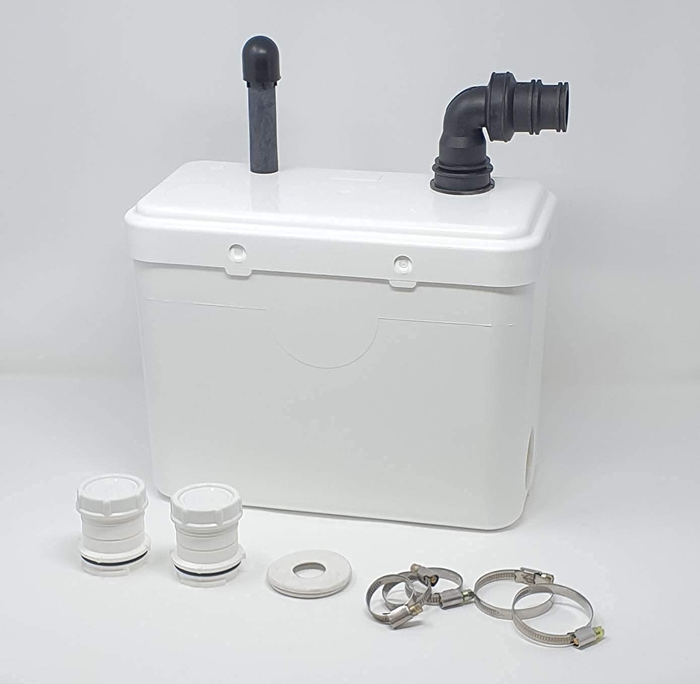 Pump - Pompe de Relevage Eaux Usées, 250W, Relevage Vertical 4m, Horizontal 40m, Connexions Douche, Lavabo, Lave-Linge, Compacte et Facile à Installer, Fabrication Française, Garantie 3 Ans
