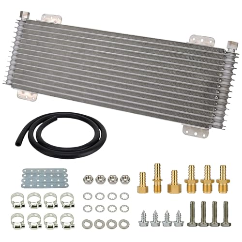 Transmission Clutch Fluid Overheating During Track Use - Vehicles Equipped With Parallel Coolers Only - 2017 Ford GT 5 LPD47391 40k Transmission Oil Cooler Kit Low Pressure Drop Trans Cooler Compatible with Heavy Duty 40,000 GVW Max Includes Mounting Hardware