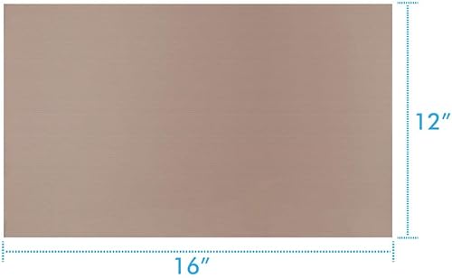 Vista 21 de Selizo Paquete de 10 hojas de teflón para transferencia de prensa de calor, antiadherentes, papel de transferencia de prensa de calor, 12 x 16