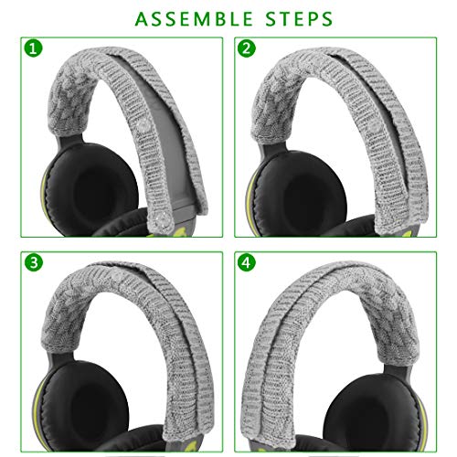 image for Geekria 2 Pairs Headphone Headband Cover Fits Bosë, ÂKG, Sennheíser