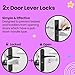 Booboo (42 Pack) Child Safety Baby Proofing Kit | x10 Cabinet Drawer Locks, x10 Corner Guards, x20 Outlet Covers, x2 Door Lever Lock | Baby Proof Your Home & Kitchen with No Trapped Fingers