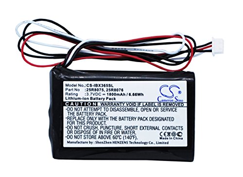Sabuly 3.7V High-Performance Replacement Battery for ServeRAID 8K SAS RAID controll ABT-200 System X3650 ServerRAID 8K with 25R8076 25R8075 25R8088 BAT-00007-01-A Rev A/1800mAh