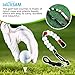 MUXSAM 1 Piece Golf Beads Score Counter with Clip (Red), Golf Stroke Score Count Keeper Putting Score Counter for Referee Caddy Golfer