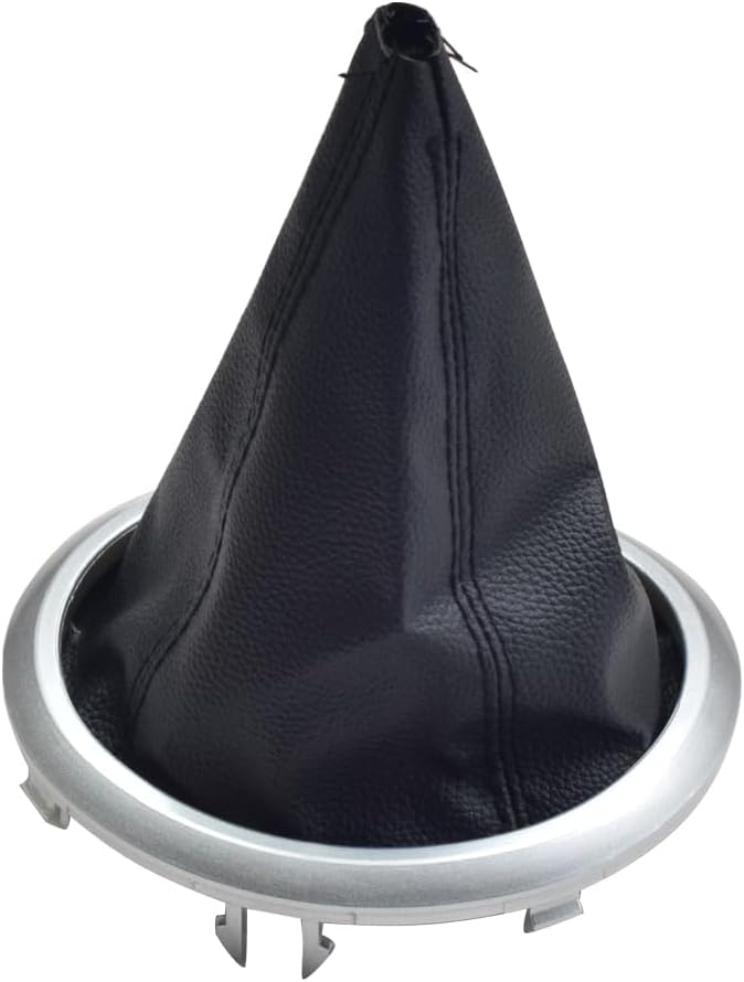 5 Speed Manual Car Gear Shift Knob Lever Handle Head Gaiter Boot Cover for Su-zuki Swift SX4 Alto 2005 2006 2007 2008 2009 2010 2011 2012 2013 2014 (Black line Cover)