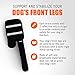 NeoAlly- Front Leg Brace for Dogs & Cats, Dog Leg Brace with Metal Spring Inserts, Dog Leg Sleeve for Carpal Support, Dog Leg Sleeve with Reflective Straps, XXS/XS, Pair