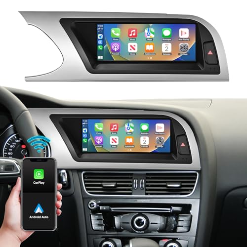 Ninetom Autoradio 8,9 Zoll Touchscreen mit kabellosem Carplay und Android Auto