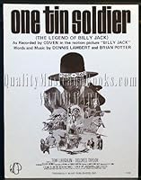 One Tin Soldier from The Legend of Billy Jack Sheet Music Piano/Vocal/Guitar B06WLLJD2J Book Cover