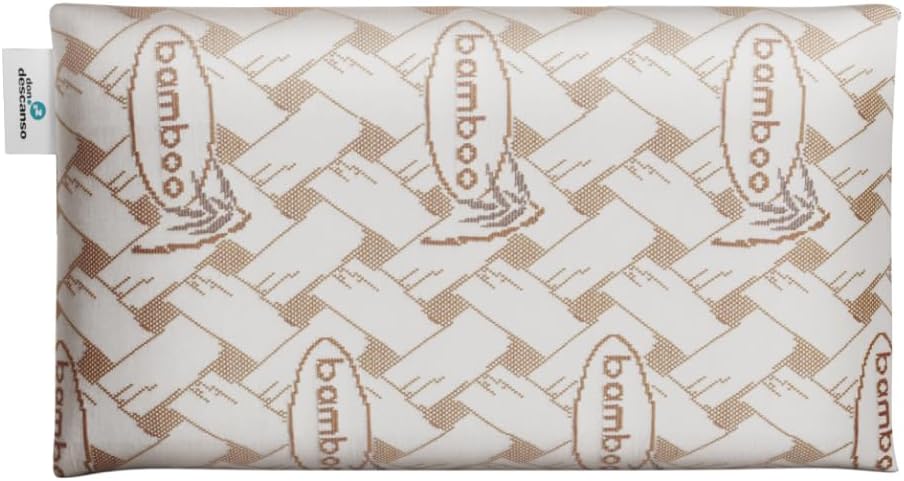 Don Descanso – Oreiller de Voyage Viscoélastique en Bambou (42 x 24cm), Ergonomique, Anti-acarien et Respirant. Idéal pour la Voiture et l’avion, soulage la Fatigue, Le Soutien de la tête et du Cou Don Descanso – Oreiller de Voyage Viscoélastique en Bambou (42 x 24cm), Ergonomique, Anti-acarien et Respirant. Idéal pour la Voiture et l’avion, soulage la Fatigue, Le Soutien de la tête et du Cou