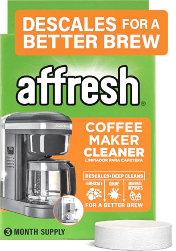 Affresh Coffee Maker Cleaner, for Multi Cup Drip, Pod, Single Serve and Espresso, Descales & Cleans...