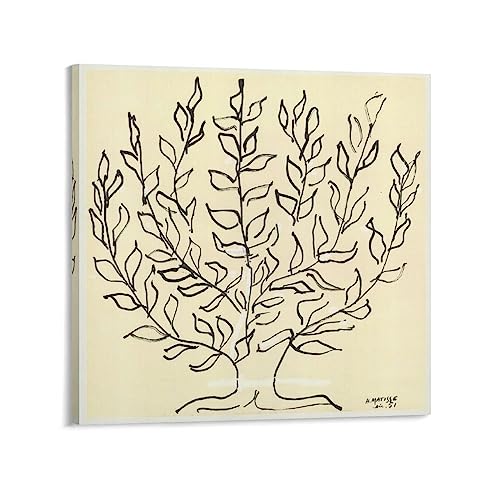 Henri Matisseアンリ・マティス画家の作品「シカモアの木」ポスター プリント キャンバス 絵画 壁アート モダン ホーム装飾 ぶら下がる ポスター 画像 壁の絵 版画 ギフト20x20inch(50x50cm)