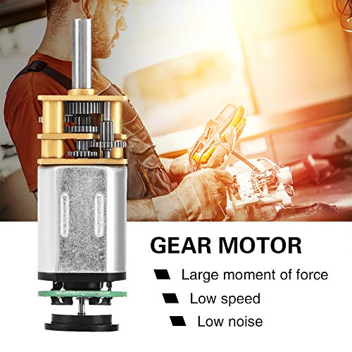 Moteur à Engrenages Encodeur Hall pour Automatisation Robotique de Précision DIY