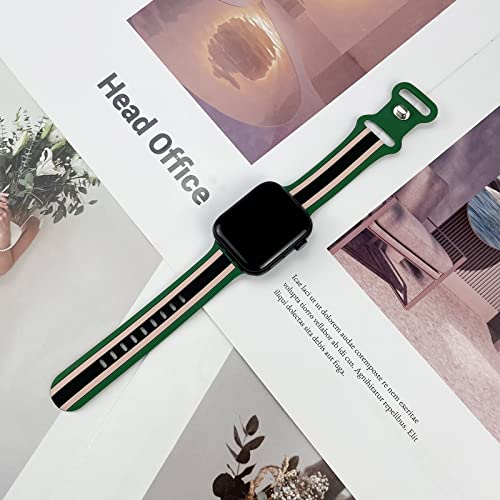 TopPerfekt Designer Sport Straps Compatible Apple Watch Straps 38mm 40mm 41mm Men Kids Women - Image 2
