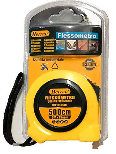 Herran Flessometro da 5 Metri -Metro a Nastro 5mt