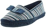 Mandelzehe; Schlupfschuh SALVATORE FERRAGAMO Emeline Espadrille, Blau (Pacific/Lag), 37 EU