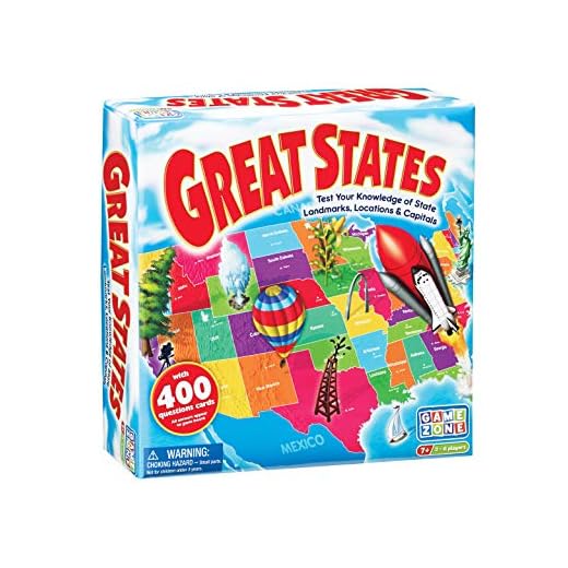 Game Zone Great States Geography Board Game