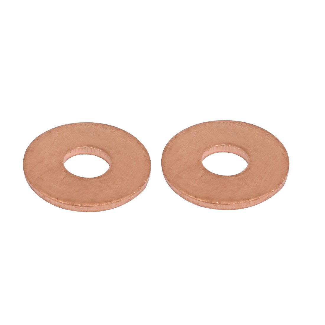 Sourcingmap 10pcs 6mmx18mmx1.5mm Copper Flat Ring Sealing Crush Washer Gasket, 6*18*1.5 - Image 2